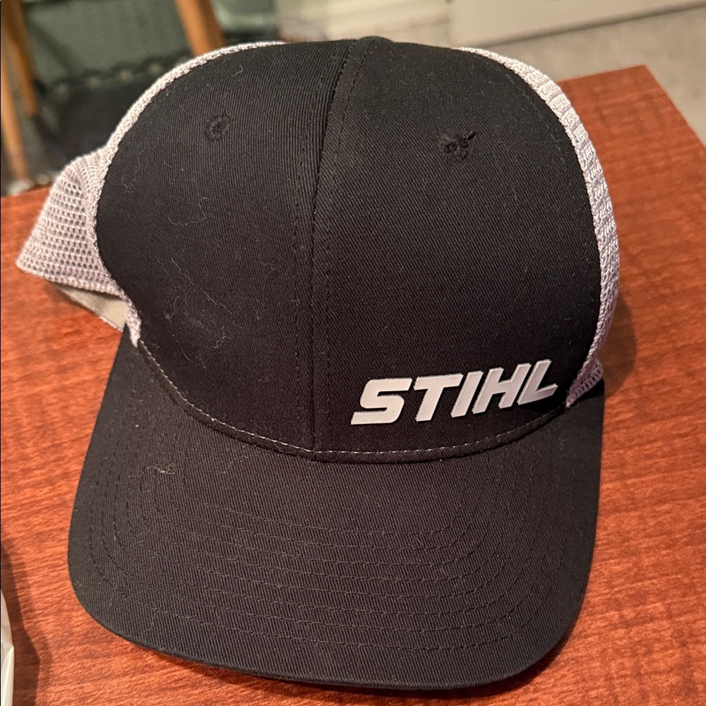 STIHL Black and Gray Mesh Cap